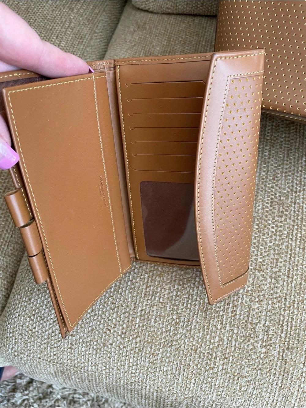 Dooney & Bourke sleek tan
